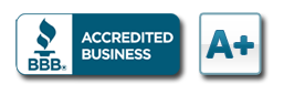 A+ rating from the Better Business Bureau